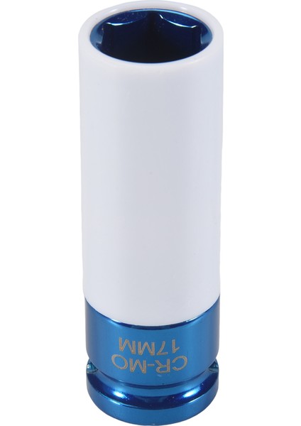 Alaşım Tekerlek 1/2 &quot;sürücü 17MM Set Ince Duvar Derin Darbe Somun Soketi Mavisi (Yurt Dışından) fiyatları