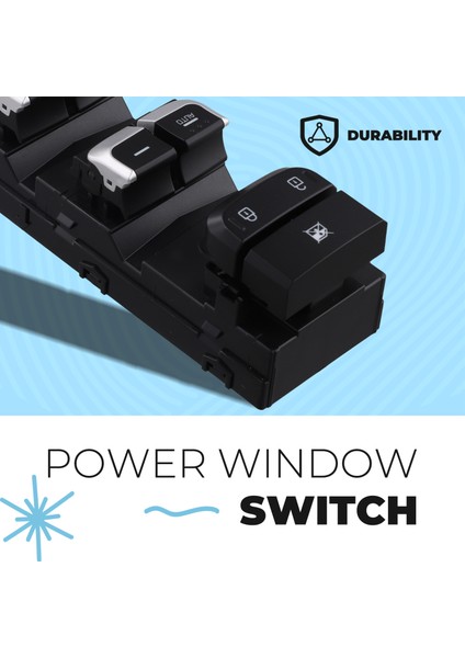 93571-F1000 Araba Güç Penceresi Anahtarı Otomatik Anahtar 93571F1000 Kıa Kx5 Sportage 2017-2022 Lhd (Yurt Dışından) indirimleri