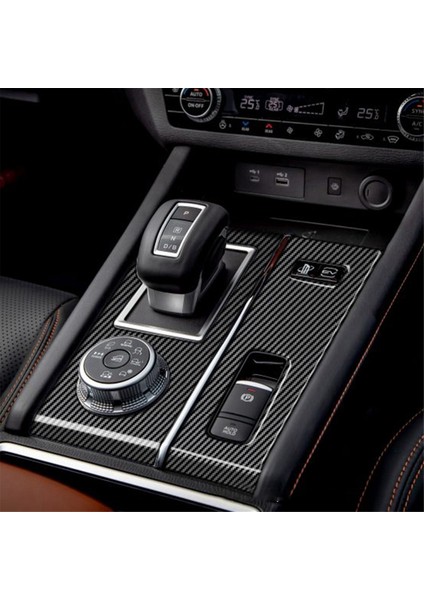 2pcs Karbon Fiber Merkezi Dişli Vites Paneli Kontrol Paneli Mitsubishi Outlander 2022+ Rhd Için Çıkartma Iç Modifikasyonu (Yurt Dışından) modelleri