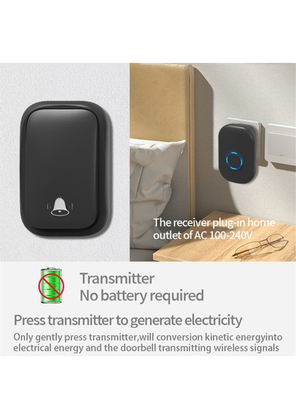 Su Geçirmez Akıllı Kapı Zili Kablosuz Kapı Zili Ev Kapı Zili Akıllı 4 Seviyeli Hacim Kontrolü 38 Şarkılar Kapı Zili (Yurt Dışından) fırsatları