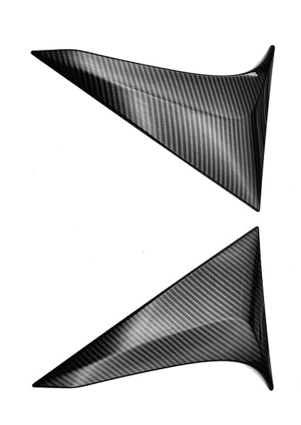 Araba Arka Cam Spoyler Yan Kanat Trim Kapağı Honda Hrv Hr-V Vezel 2021 2022 Karbon Fiber Için Dekorasyon (Yurt Dışından) modelleri