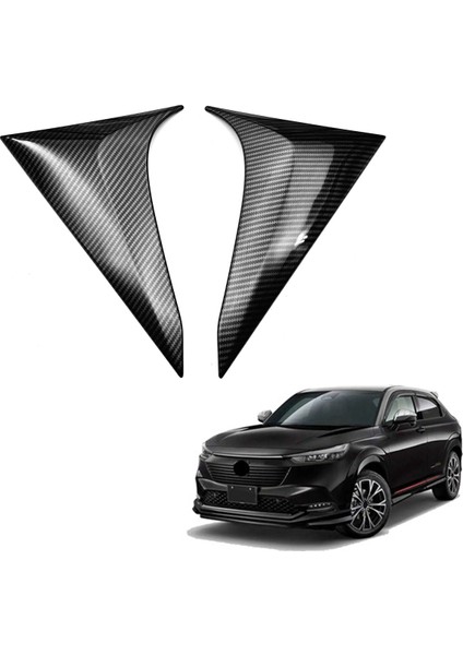 Araba Arka Cam Spoyler Yan Kanat Trim Kapağı Honda Hrv Hr-V Vezel 2021 2022 Karbon Fiber Için Dekorasyon (Yurt Dışından) fırsatları