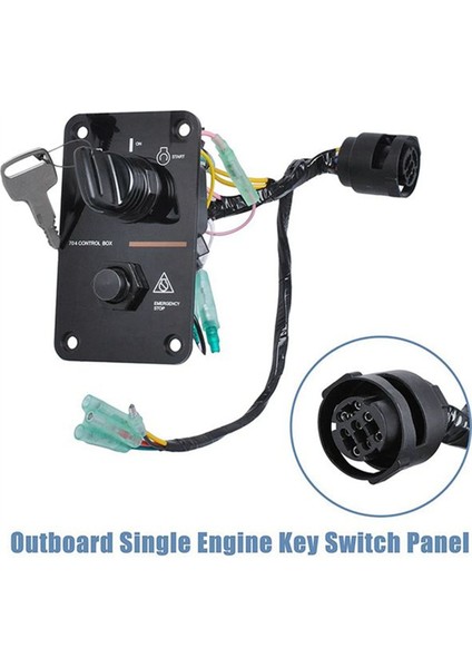 Dıştan Takma Tek Kontrol Anahtar Paneli DC12V Motor Anahtar Paneli 704-82570-12-00 Yamaha Için 704-82570-08 (Yurt Dışından) modelleri