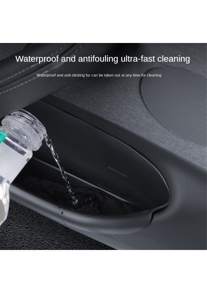 Tesla Model 3 Için Highland 2024 Kapı Depolama Kutusu Kapı Kolu Koltuk Tepsisi Saklama Kutusu Silikon Kapak, Arka (Yurt Dışından) fırsatları