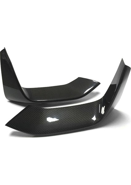 2pcs Araba Ön Tampon Spoiler Bmw Için Karbon Fiber Bmw M3 F80 M4 F82 F83 2014-2017 (Yurt Dışından)