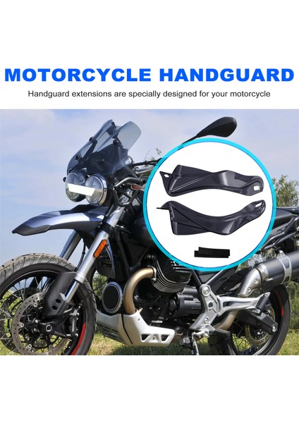 Motosiklet Aksesuarları Handguard Uzantıları Moto Guzzi V85TT V 85 Tt 2019-2023 Duman Gri (Yurt Dışından) fırsatları