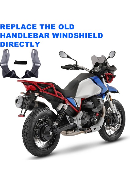 Motosiklet Aksesuarları Handguard Uzantıları Moto Guzzi V85TT V 85 Tt 2019-2023 Duman Gri (Yurt Dışından) indirimleri