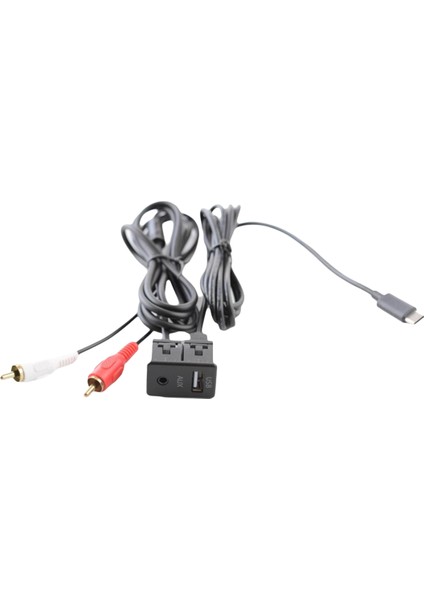 Araba Android Navigasyon Makinesi Aux Panel Tip-C+Rca Ses Girişi Usb+Aux Arayüz Paneli Uzatma Kablosu Adaptör Paneli (Yurt Dışından) indirimleri