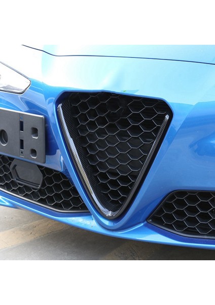 Alfa Için Romeo Giulia 2016-2019 Araba Ön Tampon Hava Grilles V Şeket Çerçeve Dekorasyon Trim Kapak Çıkartma Aksesuarları (Yurt Dışından) fırsatları