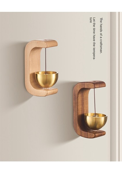 Kapı Zili, Manyetik Ahşap Kapı Zili, Kapı Hatırlatıcı Zili, Yeni Çin Tarzı Dekorasyon (Yurt Dışından) fiyatları