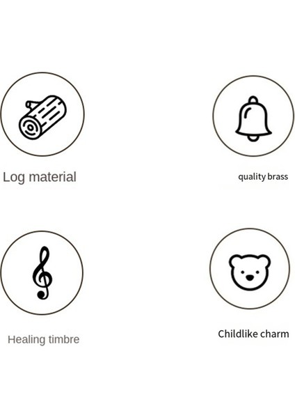 Kapı Zili, Manyetik Ahşap Kapı Zili, Kapı Hatırlatıcı Zili, Yeni Çin Tarzı Dekorasyon (Yurt Dışından) fırsatları