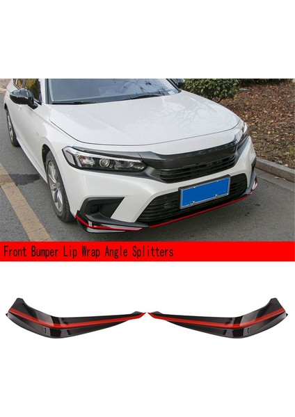 Araba Ön Tampon Yan Spoyler Koruyucusu Araba Gövdesi Honda Civic 11. 22 Ön Tampon Dudak Sargısı Açı Ayırıcılar Için Modifikasyon (Yurt Dışından) modelleri