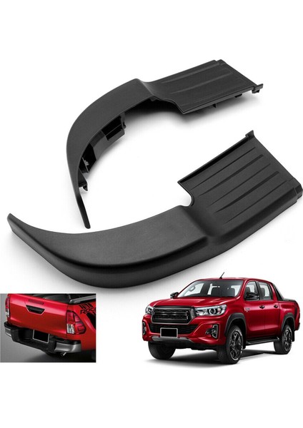 Toyota Hilux Revo Rocco Için Arka Tampon Adım Plakası Siyah (Yurt Dışından) fırsatları
