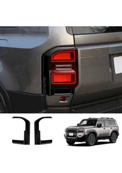 Toyota Prado LC250 2024 Için Araba Kuyruk Işığı Döşeme Çerçevesi Arka Sis Lambası Kapağı (Yurt Dışından) fırsatları