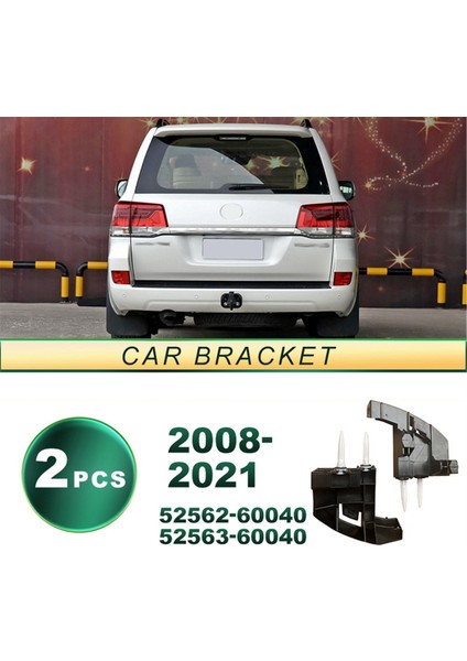 Sabit Kuyruk Işık Braketi Arka Tampon Kombinasyonu Işık Braketi 52563-60040 52562-60040 Land Cruiser LC200 2008-2021 (Yurt Dışından) fiyatları