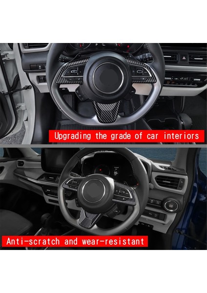 Araç Direksiyon Simidi Düğmesi Alt Çerçeve Sticker Suzuki Swift 2024 2025 Iç Aksesuarlar Siyah (Yurt Dışından) fiyatları