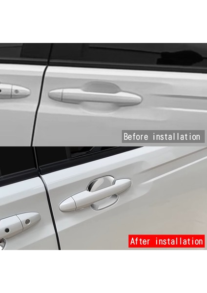 Honda Freed Hava Crosstar Için Araba Dış Kapı Kasesi Döşeme Kapağı 2024 Dış Kapı Kasesi Sticker Gümüş (Yurt Dışından) indirimleri
