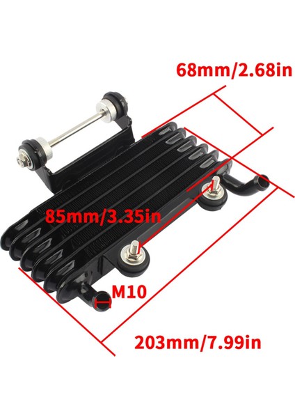 Yamaha Honda Kawasaki Için Gy6 Yağ Radyatör Yağı Soğutucu Beta Motokros Yağ Radyatör (Yurt Dışından) fırsatları