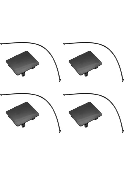 4pcs Yan Etek Kriko Deliği Kapağı Tampon Kapağı 1406980330 Mercedes Benz S-Serisi W140 W220 2000-2006 (Yurt Dışından)