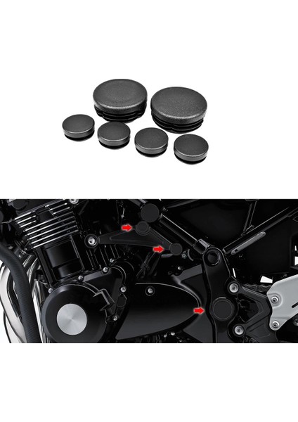 Motosiklet Çerçeve Kapakları Çerçeve Deliği Kapak Kapakları Tapa Dekoratif For -Kawasaki Z900RS Z 900RS Se Cafe 2017 - 2022 (Yurt Dışından) indirimleri