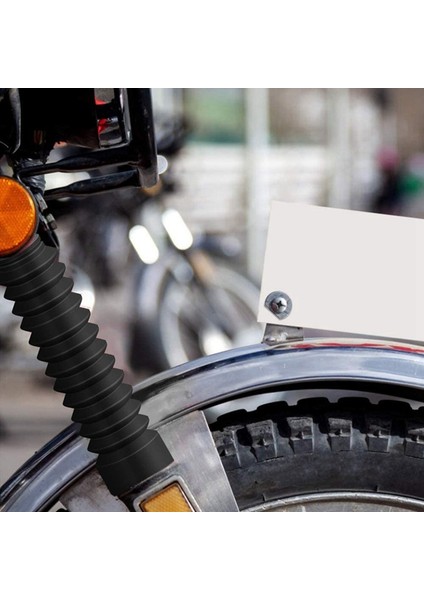 4x Ön Çatal Kapağı, Kauçuk Motosiklet Ön Çatal Kapak Yürüyüşçüler Gators Bot Şok Sönümleme Toz Kapağı (Siyah) (Yurt Dışından) modelleri