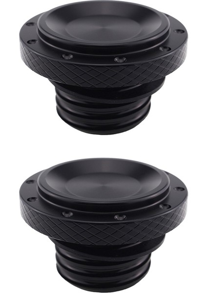 2x Yakıt Gaz Deposu Kapağı Yağ Doldurma Triumph Scrambler 1200 Xc/xe Thruxton 1200 Street Twin Street Scrambler (Siyah) (Yurt Dışından)