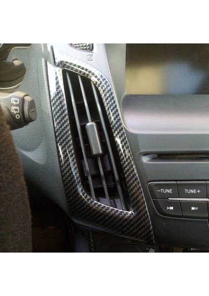 Ford Focus Mk3 2012-2014 Karbon Fiber Renk Abs Iç Gösterge Tablosu Klima Havalandırma Dış Çerçeve Trim (Yurt Dışından) fırsatları