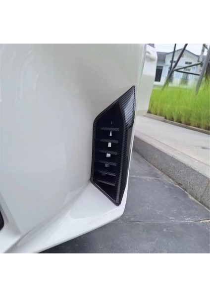 Toyota Yaris Atıv/vıos 2023 2024 Araç Ön Arka Sis Lambası Kapağı Trim Aksesuarları Abs Karbon Fiber (Yurt Dışından)