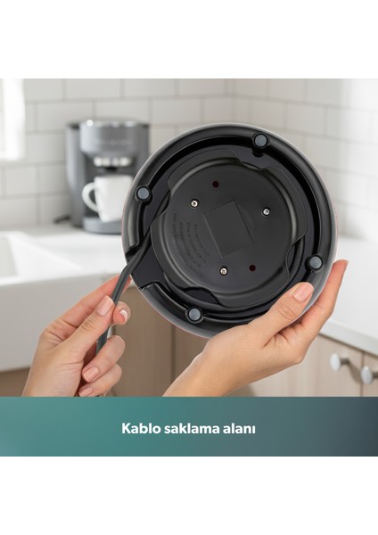 Infinity XL 1764H Cam Çay Makinesi Siyah Kırmızı