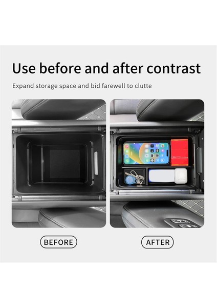 Hyundai Santa Fe 2024 2025 Iç Aksesuarlar Için Araç Kol Yavrusu Saklama Kutusu Organizatör Kılıf (Yurt Dışından) fiyatları