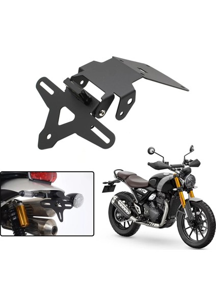 Motosiklet Plaka Tutucu LED Işık Kuyruğu Düzenli Çamurluk Eliminator Scrambler 400 x Speed ​​400 SCRAMBLER400 x (Yurt Dışından) modelleri