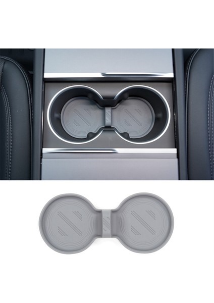 Tesla Model S Model x 2022 2023 Model 3 Highland 2024 Merkez Konsol Kupası Tutucu Ek Aksesuarlar - Gri (Yurt Dışından) fiyatları