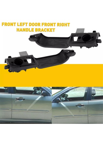 Ford Focus 2000-2007 Fl Için 1paır Ön Kapı Kolu Tabanı: 6S4Z-5426685-C Fr: 6S4Z-542684-E Dış Kapı Kolu Tabanı (Yurt Dışından) fiyatları
