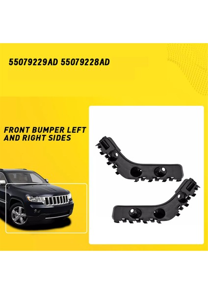 Araba Ön Tampon Braket Mopar Jeep Grand Cherokee 2011-2013 Mount Bracket Rehberi Sol Ön 55079229AD (Yurt Dışından) indirimleri