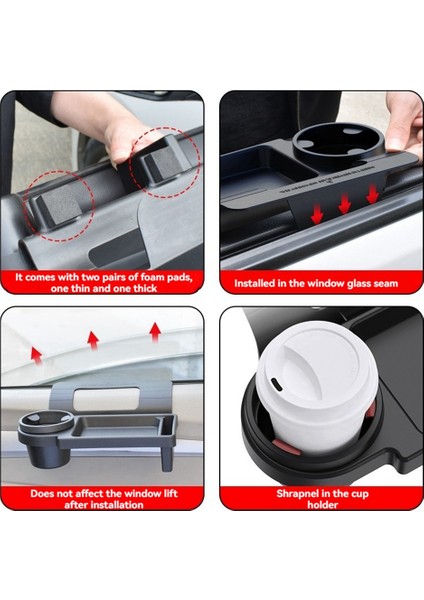Araba Penceresi Çok Fonksiyonlu Depolama Tepsi Kutusu, Telefon Tutma, Güneş Gözlüğü Araç Kapı Yan Asma Depolama Rafı 2 Pc (Yurt Dışından) indirimleri