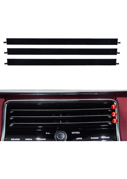 Araba Gösterge Tablosu Orta Ac Havalandırma Sırası Kürek Havalandırma Onarım Şeritleri 971819110E Porsche Panamera 971 2017-2022 (Yurt Dışından) indirimleri