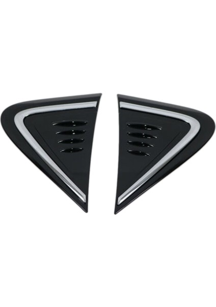 2pcs Araba Yan Kanat Hava Akışı Çamurluk Izgara Toyota Için Grill Emme Havalandırma Döşeme Chr C-Hr 2016-2018 (Yurt Dışından)
