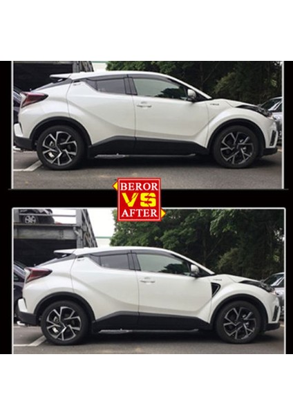 2pcs Araba Yan Kanat Hava Akışı Çamurluk Izgara Toyota Için Grill Emme Havalandırma Döşeme Chr C-Hr 2016-2018 (Yurt Dışından) fiyatları