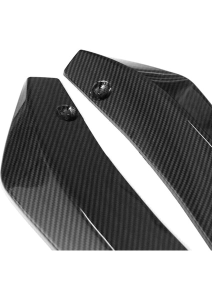 4 x Araç Karbon Fiber Arka Tampon Dudak Difüzör Ayırtıcı Koruyucu (Yurt Dışından) fiyatları