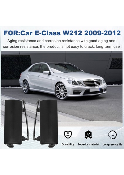 1paır Ön Etek Kapağı Mercedes Benz E-Serisi W212 2009-2012 A2126980177 A2126980277 Jack Konumlandırma Braket Kapakları (Yurt Dışından) fırsatları