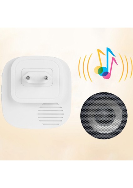 Kablosuz Kapı Zili Pır Kızılötesi Sensör Hareket Dedektörü Giriş Kapısı Zil Alarmı Alıcı ve Verici Ab Fişi (Yurt Dışından) fırsatları