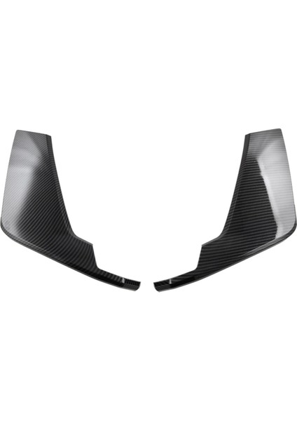 Karbon Fiber Renkli Araba Arka Tampon Yan Ayırıcı Spoiler Dekor Kapağı Kaplama Byd Yunus Mini/byd Seagull (Yurt Dışından)