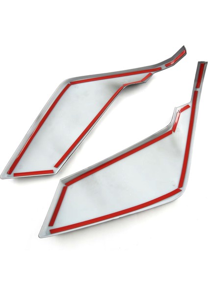 Karbon Fiber Renkli Araba Arka Tampon Yan Ayırıcı Spoiler Dekor Kapağı Kaplama Byd Yunus Mini/byd Seagull (Yurt Dışından) fırsatları