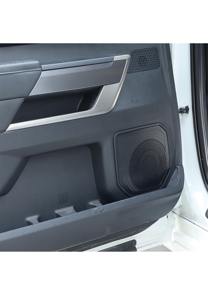 Toyota Tundra Sequoia Için Araba Iç Kapı Hoparlör Korna Kapak Trim Kiti 2022 2023 Paslanmaz Çelik Accessorise, Balck (Yurt Dışından) fiyatları