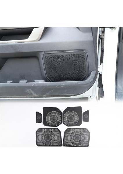 Toyota Tundra Sequoia Için Araba Iç Kapı Hoparlör Korna Kapak Trim Kiti 2022 2023 Paslanmaz Çelik Accessorise, Balck (Yurt Dışından) modelleri