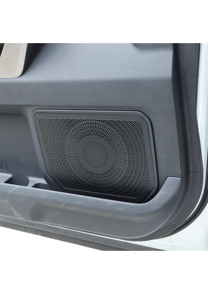 Toyota Tundra Sequoia Için Araba Iç Kapı Hoparlör Korna Kapak Trim Kiti 2022 2023 Paslanmaz Çelik Accessorise, Balck (Yurt Dışından) indirimleri