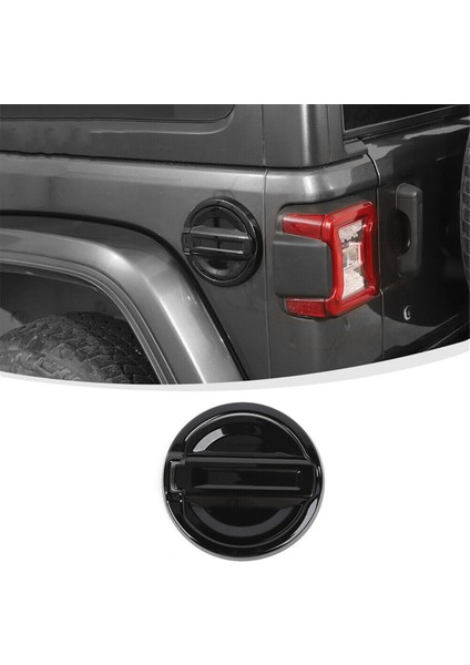 Jeep Wrangler Için Jl 2018-2023 Araba Kapı Yakıt Dolgu Tank Gaz Kapağı Tank Kapak Dış Dış Aksesuarlar Abs Siyah (Yurt Dışından) modelleri