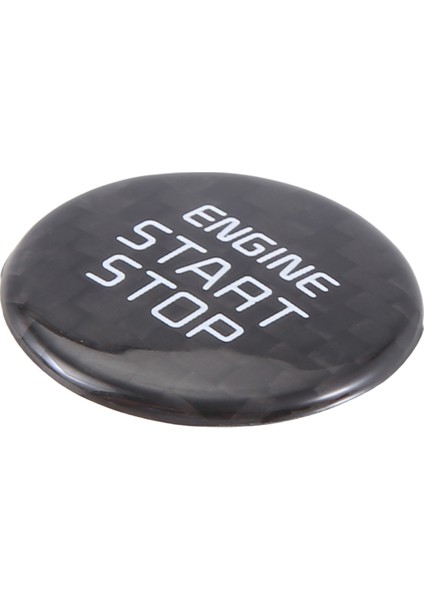 Gerçek Karbon Fiber Tek Tuş Başlangıç ​​durdur Düğmesi Motor Düğmesi Kapak Çıkartma Kia Stinger 2018-2022 Karbon Fiber Desen (Yurt Dışından)