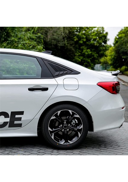Arka Yan Pencere Kanjörleri Üçgen Pencere Cam Panjur Honda Civic Sedan 11TH 2022 2023 - Abs Matt Black (Yurt Dışından) indirimleri