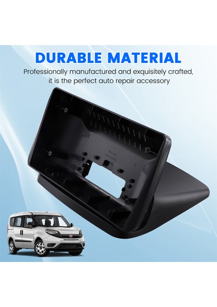 10.1 Inç Araba Fasya Radyo Paneli Fiat Doblo 2000-2021 Dash Kit Yükleme Facia Console Çerçeve Mp5 Adaptör Plakası Kapağı (Yurt Dışından) indirimleri